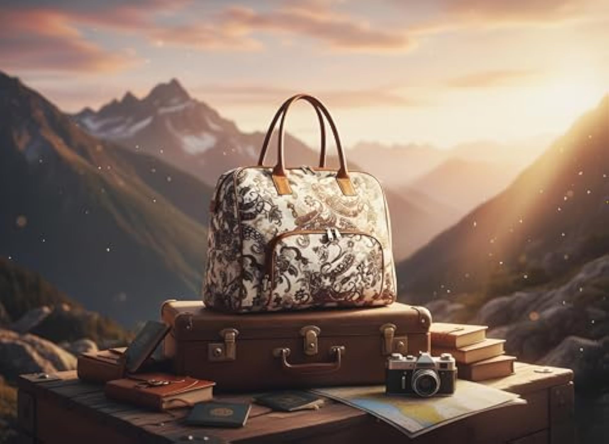 Stylish Travel Bag for Women & Men, Spacious Handbag